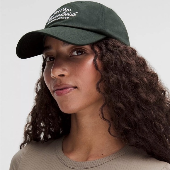 Lululemon Classic Ball Cap *Tennis Club in Rainforest Green/White main image 7
